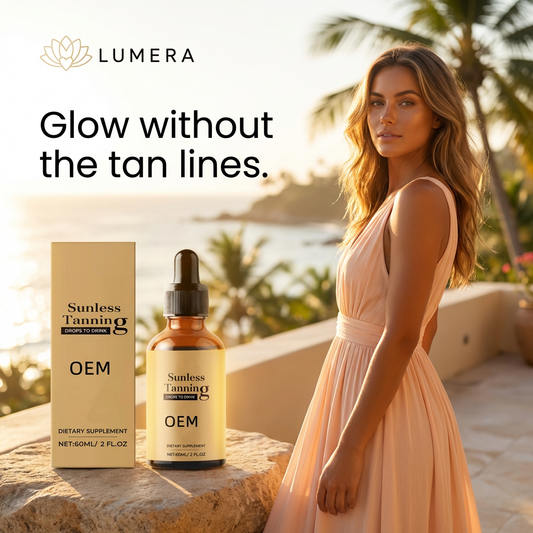 Lumera GoldenGlow™ Drops. Sunless Tanning Oral Supplement