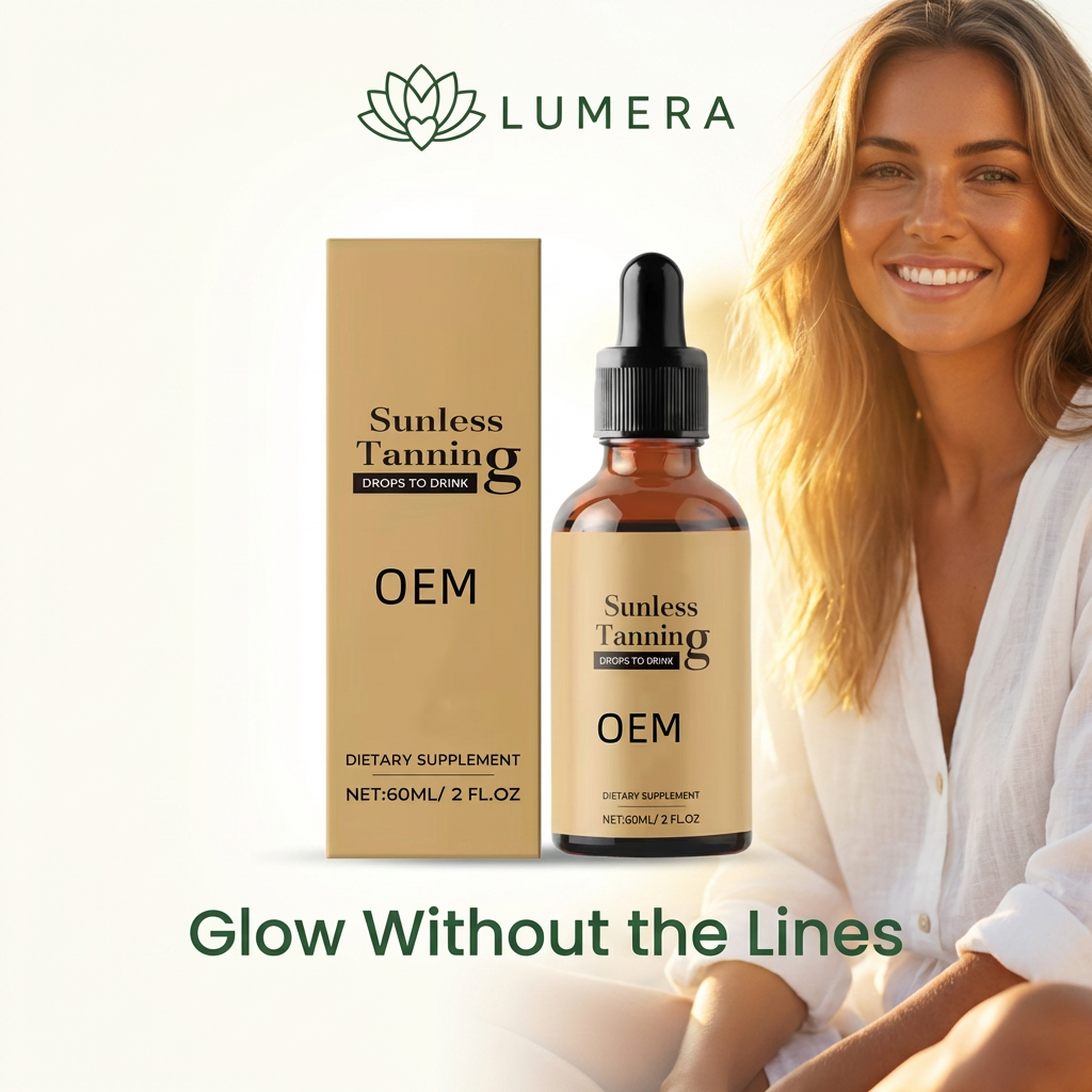 Lumera GoldenGlow™ Drops. Sunless Tanning Oral Supplement