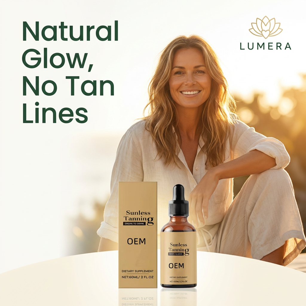 Lumera GoldenGlow™ Drops. Sunless Tanning Oral Supplement