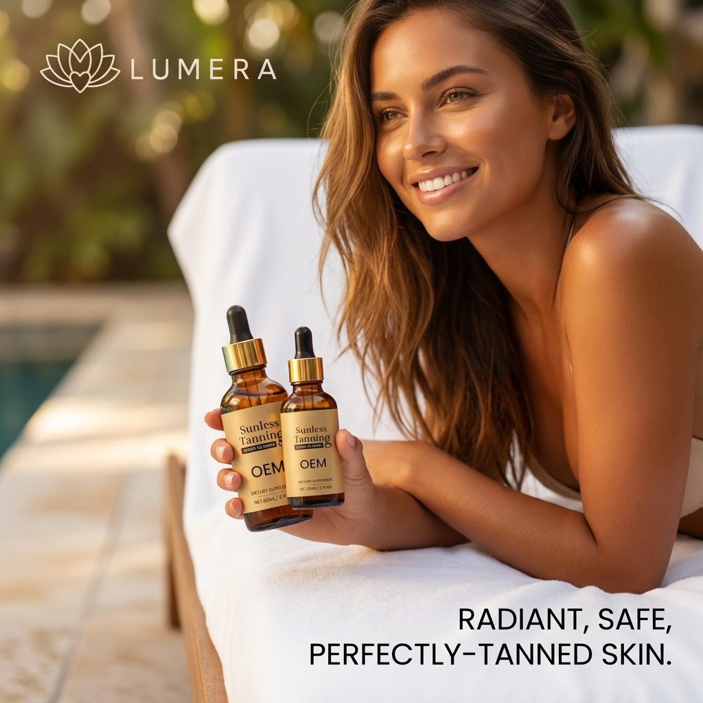 Lumera GoldenGlow™ Drops. Sunless Tanning Oral Supplement